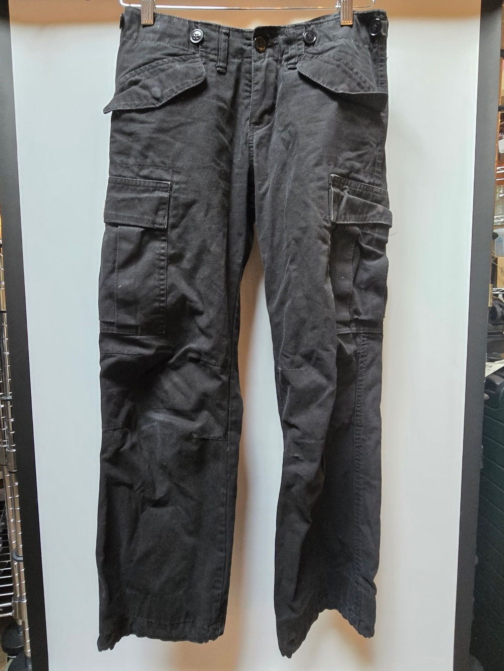 Molecule Women's Black Cargo Pants - Small